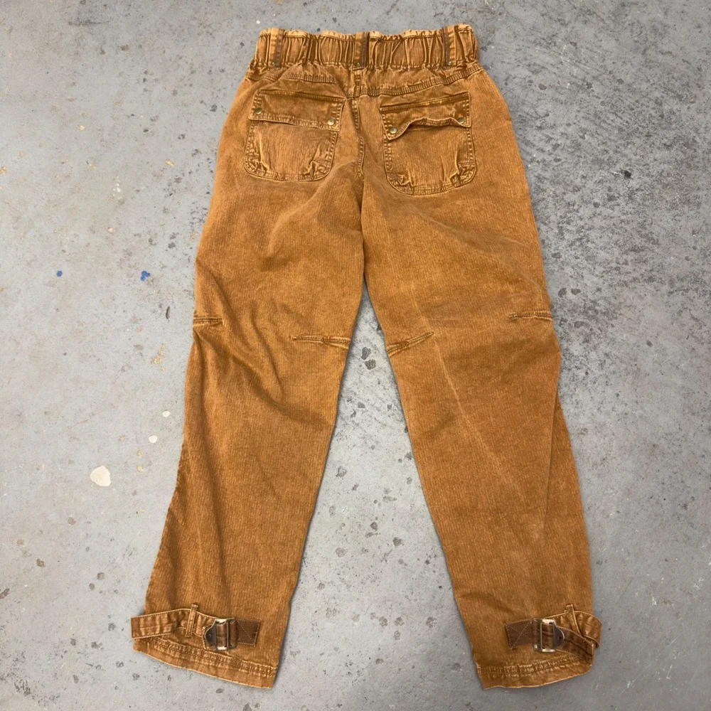We The Free Free People Tobacco Brown Cargo Utility Pants XS OB1654654